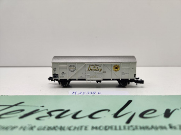 Minitrix N DC 15338 ged Güterwagen "Develey" Gbls36 / SoMo IMA 2005 München / DB
