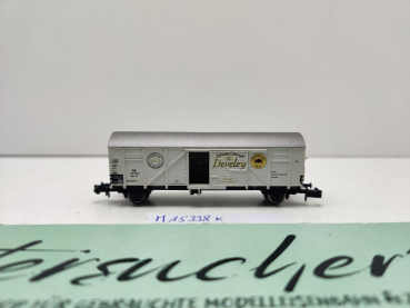 Minitrix N DC 15338 ged Güterwagen "Develey" Gbls36 / SoMo IMA 2005 München / DB