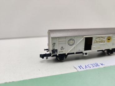 Minitrix N DC 15338 ged Güterwagen "Develey" Gbls36 / SoMo IMA 2005 München / DB