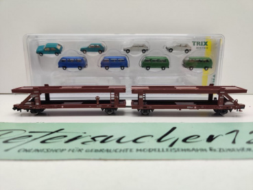 Minitrix N DC 15441 2teil. Set "Automod. a Wolfsburg" Laaeks553 / NEM / DB / OVP