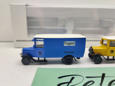 Märklin H0 18987 /  dreiteiliges historisches Postauto-Set  / OVP