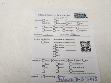 Märklin H0 AC  BR212 215-8  Diesellok / DB / Analog / Rot