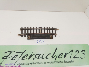 Märklin H0 AC 2129 K-Gleis gebogenes Schaltgleis / 15° = 1/2 / R 360