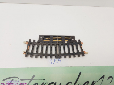 Märklin H0 AC 2129 K-Gleis gebogenes Schaltgleis / 15° = 1/2 / R 360