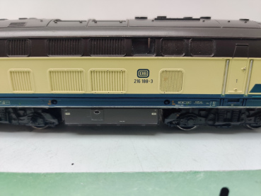 MÄRKLIN H0 AC 3374 / BR216188-3 / Diesellok / DB / Blau - Beige / Analog / Ersatz- OVP