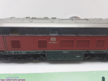 Märklin H0 AC 3075 / 216 025-7 Diesellok  / DB / Analog / Rot