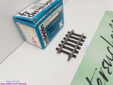 Märklin H0 AC 2202 1x Gerades K-Gleis / 1/4 = 45 mm / aus OVP blau