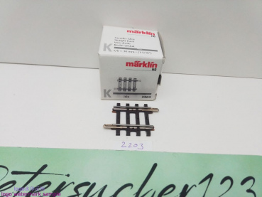 Märklin H0 AC 2203 1x Gerades K-Gleis / 1/6 = 30 mm / aus OVP