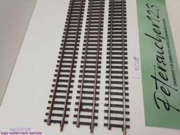Märklin H0 AC 2209 3x Gerades K-Gleis / 217,9 mm / Farbe, Kleber