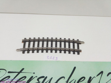 Märklin H0 AC 2223 1x gebogenes K-Gleis / R 360 / 15° = 1/2