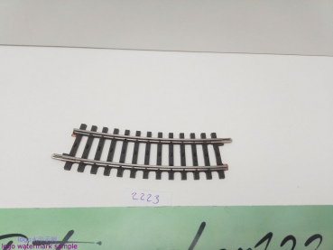 Märklin H0 AC 2223 1x gebogenes K-Gleis / R 360 / 15° = 1/2