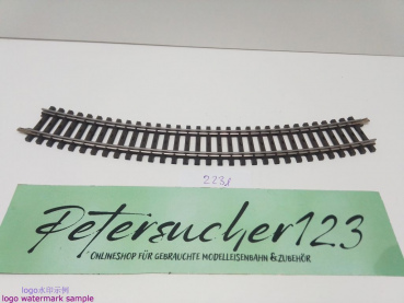 Märklin H0 AC 2231 1x gebogenes K-Gleis / R 424,6 / 30° = 1/1