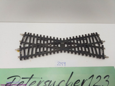 Märklin H0 AC 2259 K-Gleis Kreuzung / 168,9 mm / Kreuz.winkel = 22° 30'