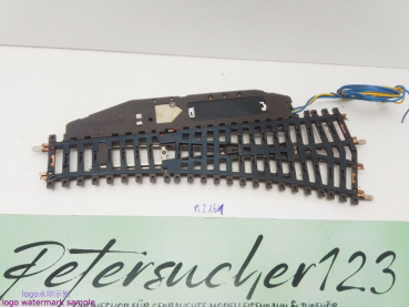 Märklin H0 AC 2261 elektr. K-Gleis Weiche links / 168,9 mm / 22° 30 / Farbe, Kleber