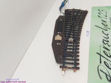 Märklin H0 AC 2261 elektr. K-Gleis Weiche links / 168,9 mm / 22° 30 / Farbe, Kleber