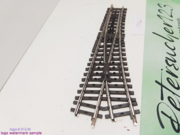 Märklin H0 AC 2265 K-Gleis Weiche / links / 168,9 mm / 22° 30