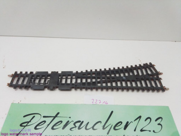 Märklin H0 AC 22716 K-Gleis schlanke Weiche Rechts / 225 mm / 14° 26' / Farbe Kleber