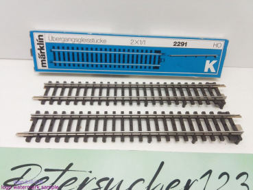 Märklin H0 AC 2291 Set Übergangsgleis K- auf M-Gleis / 1/1 = 180 mm / OVP