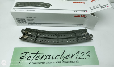 Märklin H0 6 x gebogenes C-Gleis 24130  R1 30° OVP