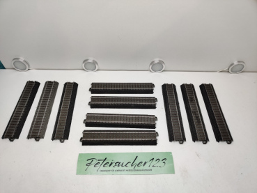 Märklin H0 10 x gerades C-Gleis 24188  188mm Anlagenrückbau