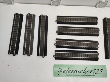 Märklin H0 10 x gerades C-Gleis 24188  188mm Anlagenrückbau