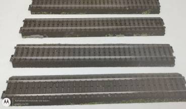 Märklin H0 4 x gerades C-Gleis 24236  236mm  Anlagenrückbau