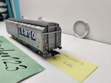Märklin H0 AC 2458123-5 Gedeckter Güterwagen CARGO / Grau / SBB / 2-Achser