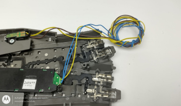 Märklin H0 1 x Kreuzweiche  C-Gleis 24624   188,3mm  24,3° Laterne  + Antrieb 245977