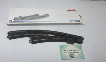 Märklin H0 1 x Bogenweiche links C-Gleis 24671 R1 = 360 mm 30° OVP