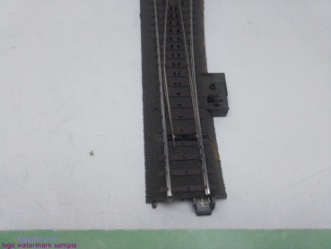 Märklin H0 24712 Weiche rechts C-Gleis Länge 236,1 mm R=1146,6mm  12,1° / Anlagenrückbau