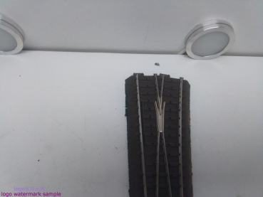 Märklin H0 24712 Weiche rechts C-Gleis Länge 236,1 mm R=1146,6mm  12,1° / Anlagenrückbau