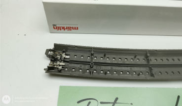 Märklin H0 1 x gebogenes C-Gleis  24912  R 1114,6 mm/12,1°aus OVP