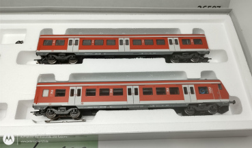 Märklin H0 AC 26507 S-Bahn-Set, Lok mit 3 Wagen / OVP