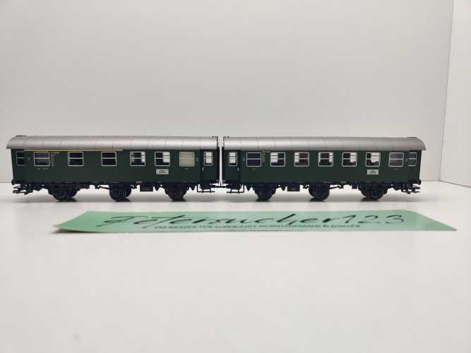 Märklin H0 AC 26564 Umbauwagen-Paar 3+4 AB3yge B3yge aus Zugpackung / NEM / DB