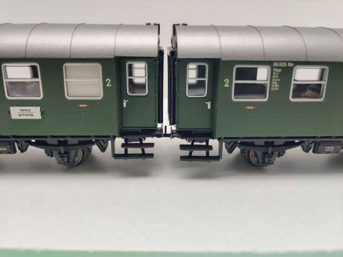 Märklin H0 AC 26564 Umbauwagen-Paar 3+4 AB3yge B3yge aus Zugpackung / NEM / DB