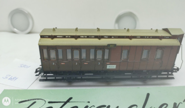 Märklin H0 AC 28456 / 3801  Personenwagen aus Berliner Vorverkehr KPEV / Wannsee