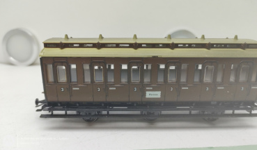 Märklin H0 AC 28456  Personenwagen aus Berliner Vorverkehr KPEV / 3.Kl.