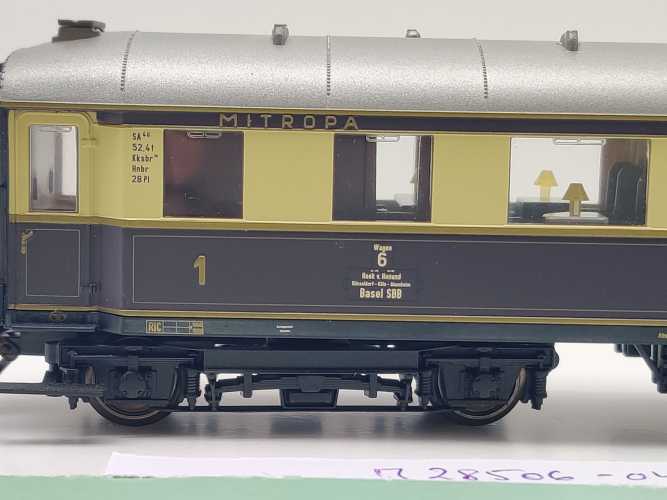 Märklin H0 AC 28506-04 Salonwagen 1.Kl SA4ü-28 aus Set / Licht / NEM / DRG