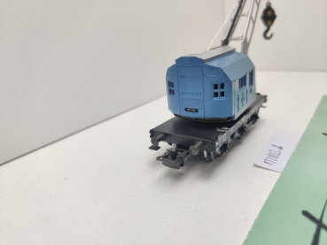 Märklin H0 AC 2853-2 Kranwagen Krupp-Ardelt aus Set / blau / DB