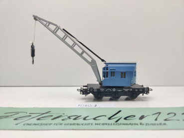 Märklin H0 AC 2853-2 Kranwagen Krupp-Ardelt aus Set / blau / DB