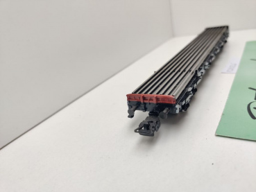 Märklin H0 AC 2853-6 Flachwagen Rs680 Ladung Gleisteile aus Set / DB