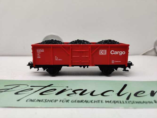 Märklin H0 AC 29065-04 offener Güterwagen / Ladegut Kohle / NEM / DB