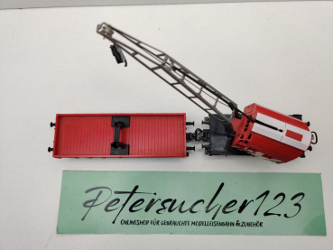 Märklin H0 AC 29426 Kranwagen rot + Kranschutzwagen rot / DB