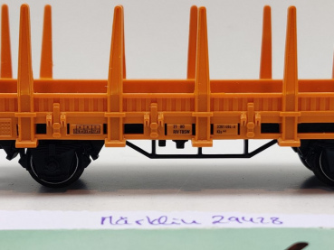 Märklin H0 AC 29428-04 Rungenwagen aus Vedes Start-Set Kls443 / TBSW