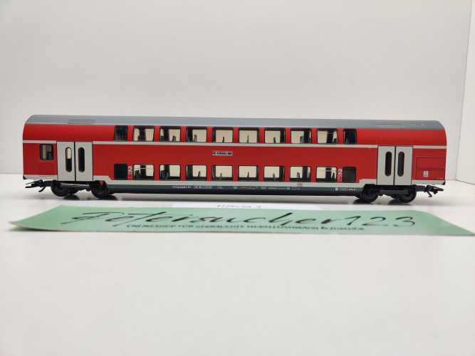 Märklin H0 AC 29470-03 Doppelstockwagen 2.Kl DBz751 aus Set / NEM / DB AG