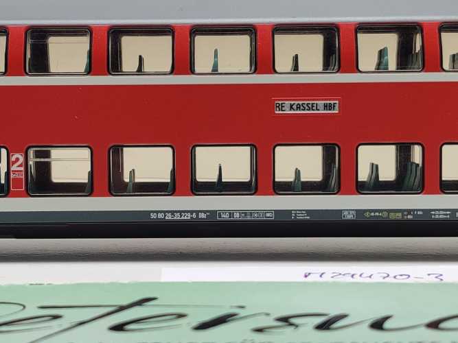 Märklin H0 AC 29470-03 Doppelstockwagen 2.Kl DBz751 aus Set / NEM / DB AG
