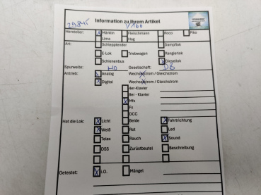 Märklin H0 AC 29845 / V160 026 Diesellok / Mfx / Sound / DB / Rot