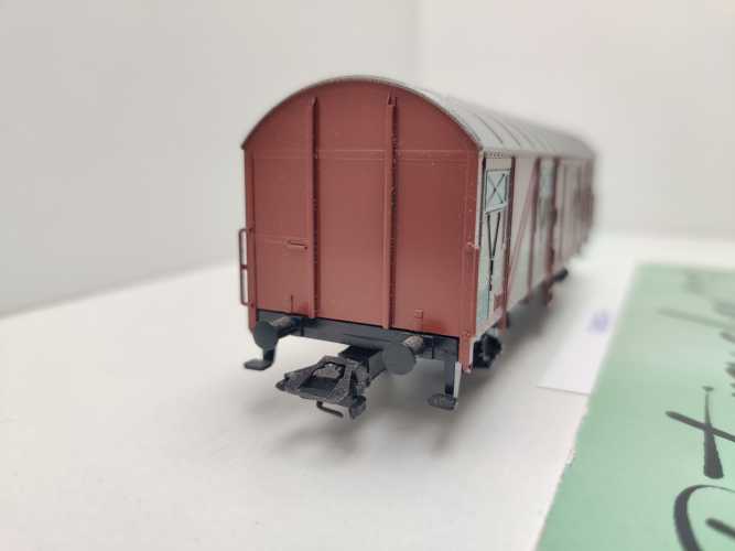 Märklin H0 AC 29855-07 gedeckter Güterwagen Glmhs50 aus Set / NEM / DB