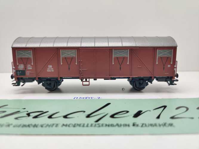 Märklin H0 AC 29855-07 gedeckter Güterwagen Glmhs50 aus Set / NEM / DB