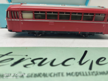 Märklin H0 3016 / BR795 299-7 / Schienenbus ROT / DB / Karton Einlage / Hellblaue OVP